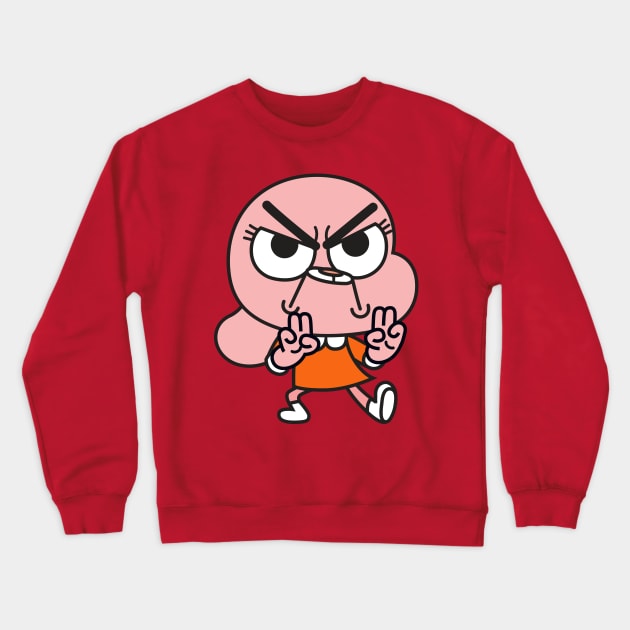 Anais Watterson Crewneck Sweatshirt by Plushism